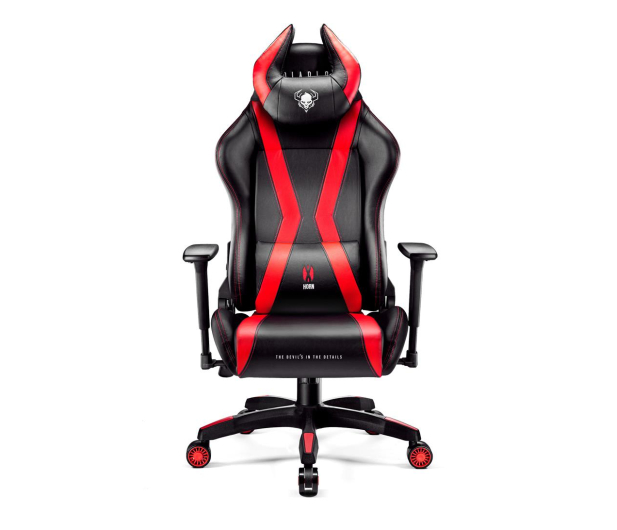 DIABLO Chairs X-Horn 2.0 Normal Size czarno-czerwony - 1192260 - zdjęcie 4